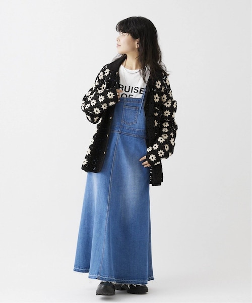 JOURNAL STANDARD relume（ジャーナルスタンダード　レリューム）の「《予約》CALIFORNIA クロシェアミ ニットカーディガン "FL"（その他・ブラック/M/L）」の8枚目の写真