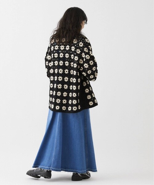 JOURNAL STANDARD relume（ジャーナルスタンダード　レリューム）の「《予約》CALIFORNIA クロシェアミ ニットカーディガン "FL"（その他・ブラック/M/L）」の10枚目の写真