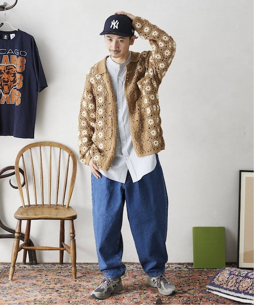 JOURNAL STANDARD relume（ジャーナルスタンダード　レリューム）の「《予約》CALIFORNIA クロシェアミ ニットカーディガン "FL"（その他・ブラック/M/L）」の21枚目の写真