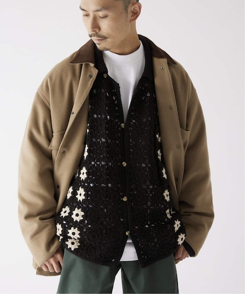 JOURNAL STANDARD relume（ジャーナルスタンダード　レリューム）の「《予約》CALIFORNIA クロシェアミ ニットカーディガン "FL"（その他・ブラック/M/L）」の16枚目の写真