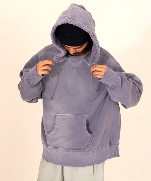 ANCELLM / アンセルム】別注 DAMAGE SWEATCARDIGAN