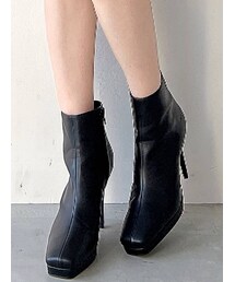 RESEXXY | スクエアトゥショートブーツ(ブーツ)