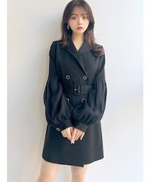 RESEXXY | スリーブシアージャケットワンピース(ワンピース)