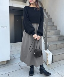 OLIVE des OLIVE | ボレロ×キャミワンピースセット(ワンピース)