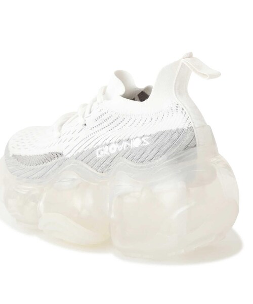 ROYAL FLASH(ロイヤルフラッシュ)の「【先行予約 1月下旬-2月上旬入荷予定】grounds/グラウンズ/別注MOOPIE T2 / CLEAR(シューズ・ホワイト・37/38/39/40/41/42/43/44)」の6枚目の写真