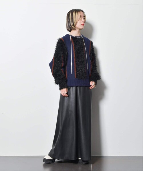 CITYSHOP(シティーショップ)の「《予約》FAUX LEATHER DRESS 3:ワンピース(ワンピース/ドレス・ブラック/(001)/36/在庫あり/38)」の6枚目の写真