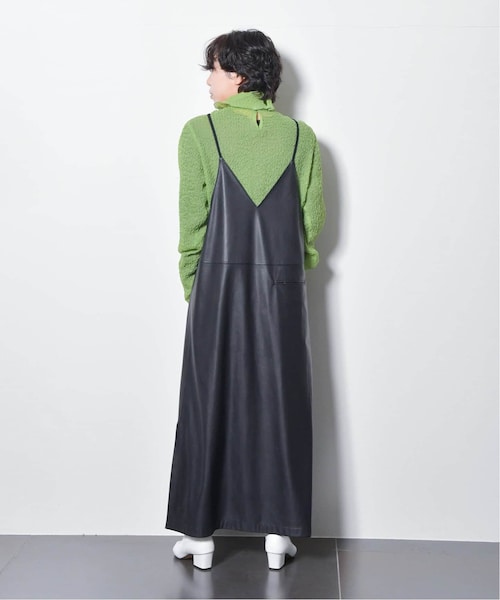 CITYSHOP(シティーショップ)の「《予約》FAUX LEATHER DRESS 3:ワンピース(ワンピース/ドレス・ブラック/(001)/36/在庫あり/38)」の10枚目の写真