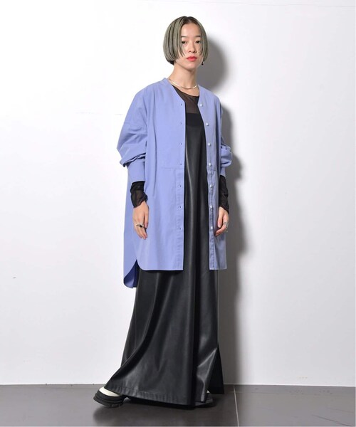 CITYSHOP(シティーショップ)の「《予約》FAUX LEATHER DRESS 3:ワンピース(ワンピース/ドレス・ブラック/(001)/36/在庫あり/38)」の13枚目の写真