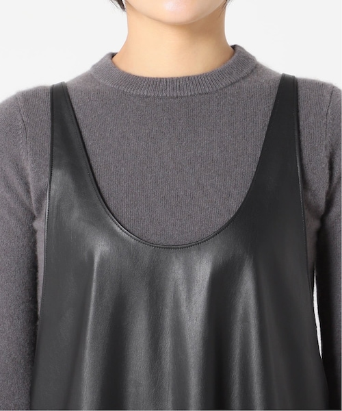 CITYSHOP(シティーショップ)の「《予約》FAUX LEATHER DRESS 3:ワンピース(ワンピース/ドレス・ブラック/(001)/36/在庫あり/38)」の20枚目の写真