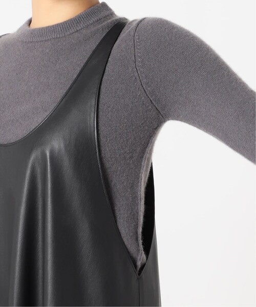 CITYSHOP(シティーショップ)の「《予約》FAUX LEATHER DRESS 3:ワンピース(ワンピース/ドレス・ブラック/(001)/36/在庫あり/38)」の21枚目の写真