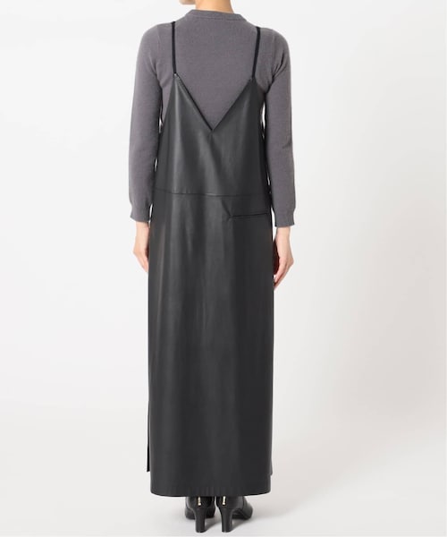 CITYSHOP(シティーショップ)の「《予約》FAUX LEATHER DRESS 3:ワンピース(ワンピース/ドレス・ブラック/(001)/36/在庫あり/38)」の17枚目の写真