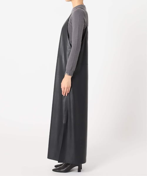 CITYSHOP(シティーショップ)の「《予約》FAUX LEATHER DRESS 3:ワンピース(ワンピース/ドレス・ブラック/(001)/36/在庫あり/38)」の16枚目の写真