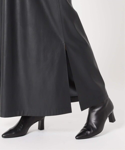 CITYSHOP(シティーショップ)の「《予約》FAUX LEATHER DRESS 3:ワンピース(ワンピース/ドレス・ブラック/(001)/36/在庫あり/38)」の22枚目の写真