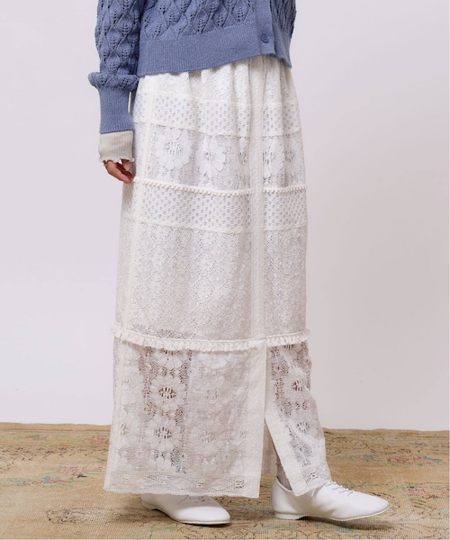 タグ付き　イエナ　IENA LA BOUCLE BIGリボン膝下スカート IENA（イエナ）の「《予約》IENA LA BOUCLE SATIN BIGリボン