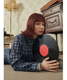 Marjorie | 天賜的驕傲，菱格撞色車線短版外套