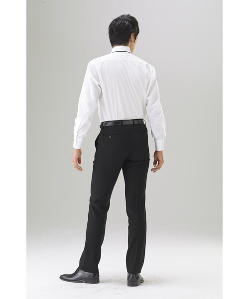 MONOIR（モノワール）の「ヤングフォーマルスーツ（スーツジャケット・メンズ・ブラック（濃染加工）・Y体3号（スリム体型/身長160cmまで）/Y体4号（スリム体型/身長165cmまで）/Y体5号（スリム体型/身長170cmまで）/Y体6号（スリム体型/身長175cmまで）/Y体7号（スリム体型/身長180cmまで）/Y体8号（スリム体型/身長185cmまで）/A体3号（標準体型/身長160cmまで）/A体4号（標準体型/身長165cmまで）/A体5号（標準体型/身長170cmまで）/A体6号（標準体型/身長175cmまで）/A体7号（標準体型/身長180cmまで）/A体8号（標準体型/身長185cmまで））」の12枚目の写真