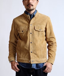 FREAK'S STORE | 【15SS新作】 スウェードレザー シングルライダースジャケット(ジャケット/アウター)