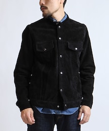 FREAK'S STORE | 【15SS新作】 スウェードレザー シングルライダースジャケット(ジャケット/アウター)