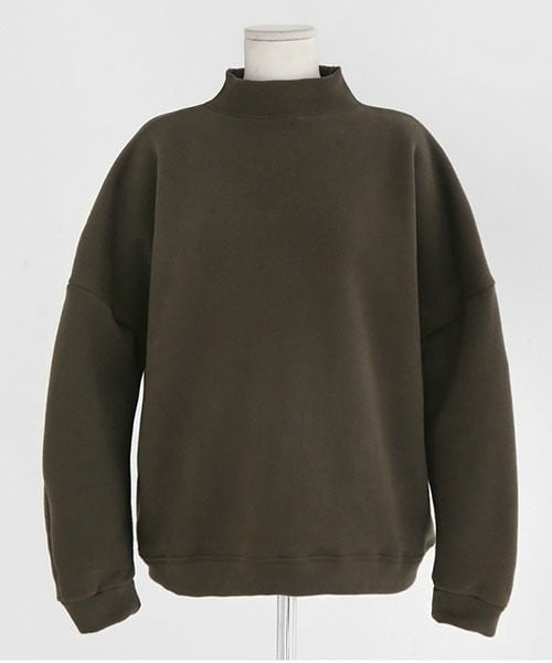 DHOLIC（ディーホリック）の「ハイネックスウェットプルオーバー（スウェット・レディース・ライトピンク/アイボリー/カーキ/グレー・free）」の4枚目の写真