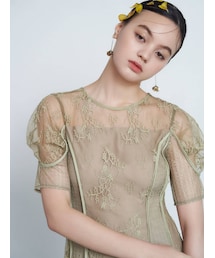 LAGUNAMOON | LADYパネルレースワンピース(ドレス)