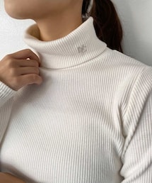 one after another NICE CLAUP | 【人気の為再入荷！】イニシャルハイネックトップス(Tシャツ/カットソー)