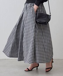 BEARDSLEY ビアズリー タフタスカート　新品タグ付き　ブラウン 最終価格 新品 beardsley ビアズリー ギャザータフタ スカート