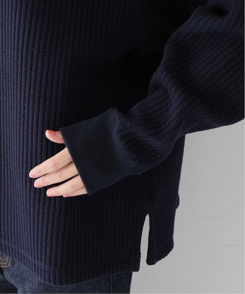 チマラCHIMALA QUILTED CREWNECK TOP CHIMALA 】QUILTED CREWNECK TOP