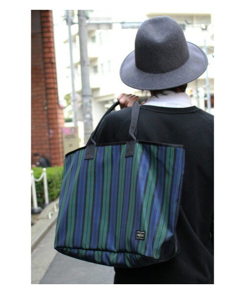別注PORTER×EDIFICE＿LOWERCASE TOTE＿ポータートート PORTER（ポーター）の「LOWERCASE×PORTER×EDIFICE / シャンブレーNEW