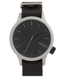 KOMONO. | KOMONO 'Magnus' Leather Strap Watch, 44mm(アナログ腕時計)