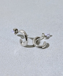3coins | メタルラウンドカーブピアス(ピアス（両耳用）)