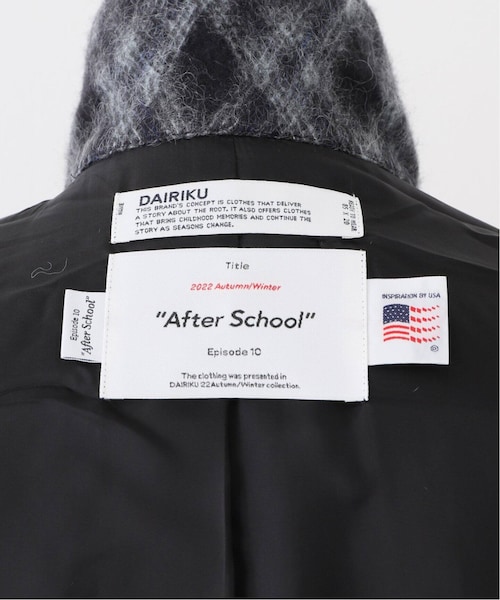 ジャケット・アウター DAIRIKU Mohair Argyle Check Work Jacket 417 EDIFICE（フォーワンセブンエディフィス）の「別注 Mohair Argyle