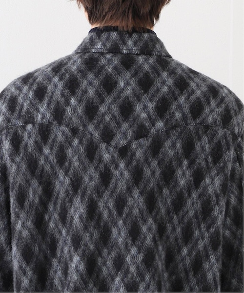 ジャケット・アウター DAIRIKU Mohair Argyle Check Work Jacket 417 EDIFICE（フォーワンセブンエディフィス）の「別注 Mohair Argyle