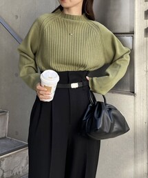 CAPRICIEUX LE'MAGE | 裾ラウンドプルオーバー(ニット/セーター)