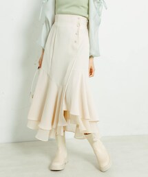 OLIVE des OLIVE | 【WEB限定/リバイバル】裾シフォンマーメイドスカート(スカート)