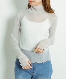 OLIVE des OLIVE | 袖くしゅくしゅインナー(Tシャツ/カットソー)