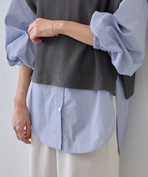 BEARDSLEY | 《予約》ジレセットシャツ(シャツ/ブラウス)