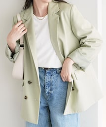 DISCOAT | 【SS先行予約アイテム】Wブレストテーラードジャケット(テーラードジャケット)