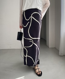 CAPRICIEUX LE'MAGE | ラインジャガードスカート(スカート)