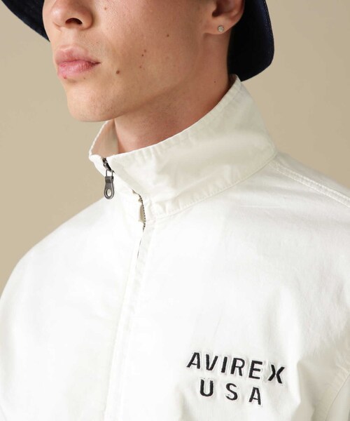 AVIREX（アヴィレックス）の「【先行予約 1月中旬-1月下旬入荷予定】DRIZZLER JACKET U.S.FLAG / ドリズラー ジャケット USフラッグ（ジャケット/アウター・ホワイト/レモン・M/L/XL/2XL）」の13枚目の写真