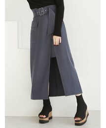 MURUA | ワイドベルトラップスカート(スカート)