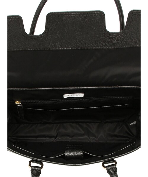 美品★THE SUIT COMPANY ビジネスバッグ トートバッグ THE SUIT COMPANY（ザ・スーツカンパニー）の「シュリンク型押し