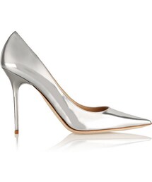 JIMMY CHOO | Jimmy Choo Abel mirrored-leather pumps(パンプス)