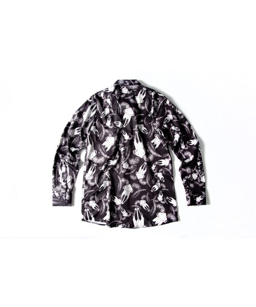 Slightly Numb（スライトリーナム）の「RAMS PHOBIA SHIRT（トップス・Black・01/02/03）」の4枚目の写真