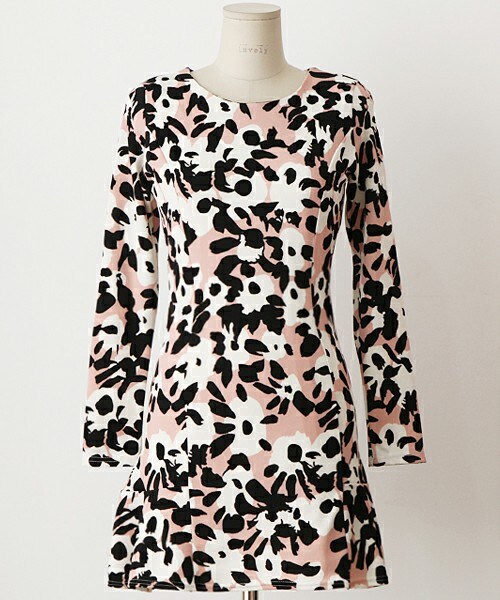 imvely（-）の「レオパードマーメイドワンピース（ワンピース・レディース・green/pink・one size）」の2枚目の写真