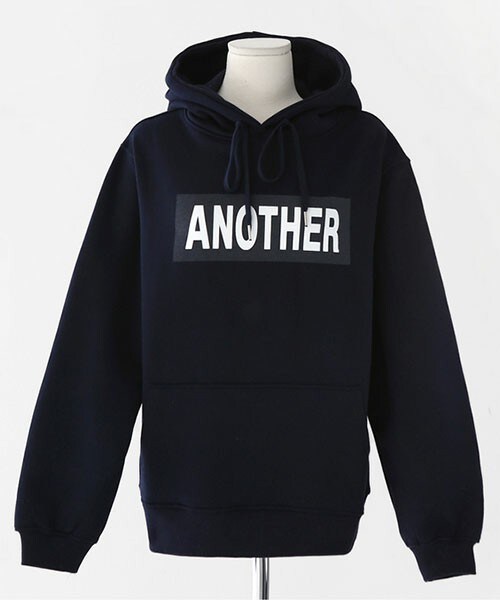 DHOLIC（ディーホリック）の「ANOTHERロゴパーカー（パーカー・レディース・ライトグレー/ベージュ/ネイビー・free）」の3枚目の写真