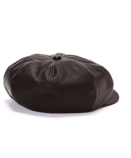 ROYAL FLASH（ロイヤルフラッシュ）の「ISAMUKATAYAMA BACKLASH/バックラッシュ/funitureleather casquette（帽子・ブラック・57/59）」の2枚目の写真