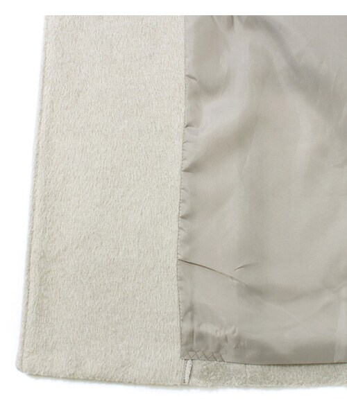 PAGEBOY（ページボーイ）の「【mini12月号掲載】フェイクビーバーチェスターコート（ジャケット/アウター・レディース・グレー系/キャメル/ブルー/ネイビー・S/M）」の11枚目の写真