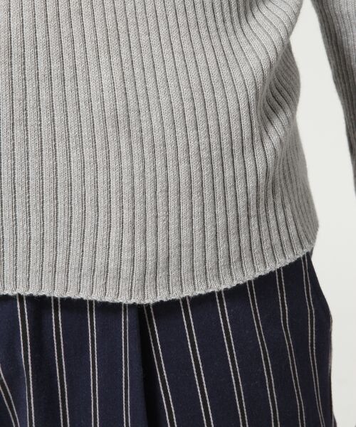 LEPSIM(レプシィム)の「【NEW ARRIVAL】12GリブタートルLS(トップス・レディース・オフ/ブラック/グレー/ネイビー・M/L)」の15枚目の写真