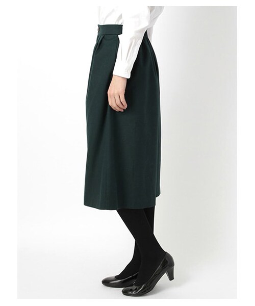 earth music&ecology（アースミュージックアンドエコロジー）の「・ガウチョパンツ（パンツ・レディース・杢グレー/ブラック/ボルドー/グリーン・F）」の2枚目の写真