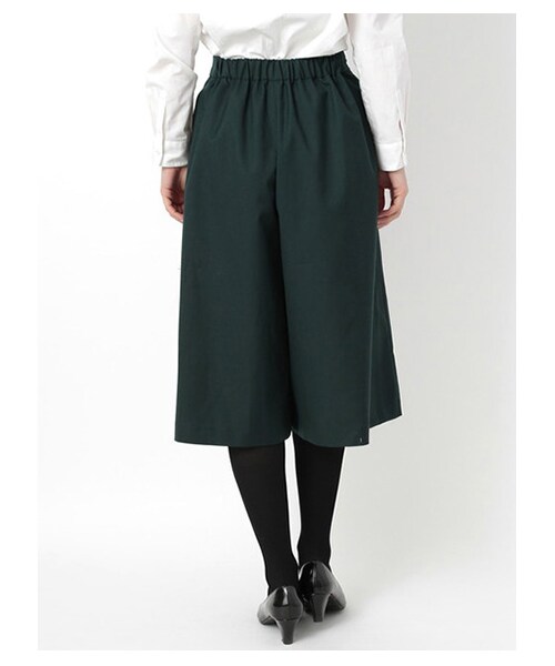 earth music&ecology（アースミュージックアンドエコロジー）の「・ガウチョパンツ（パンツ・レディース・杢グレー/ブラック/ボルドー/グリーン・F）」の3枚目の写真